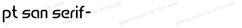 pt san serif字体转换